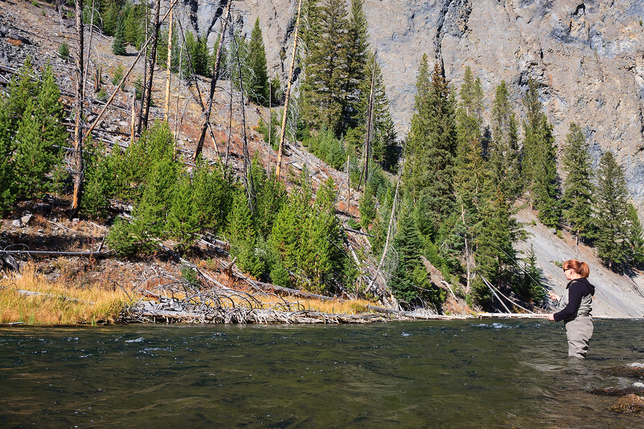 Fishing on the Wind River is a great way to pass a day while staying at Windhaven RV Resort in Dubois WY Fishing on the Wind River is a great way to pass a day while staying at Windhaven RV Resort in Dubois WY